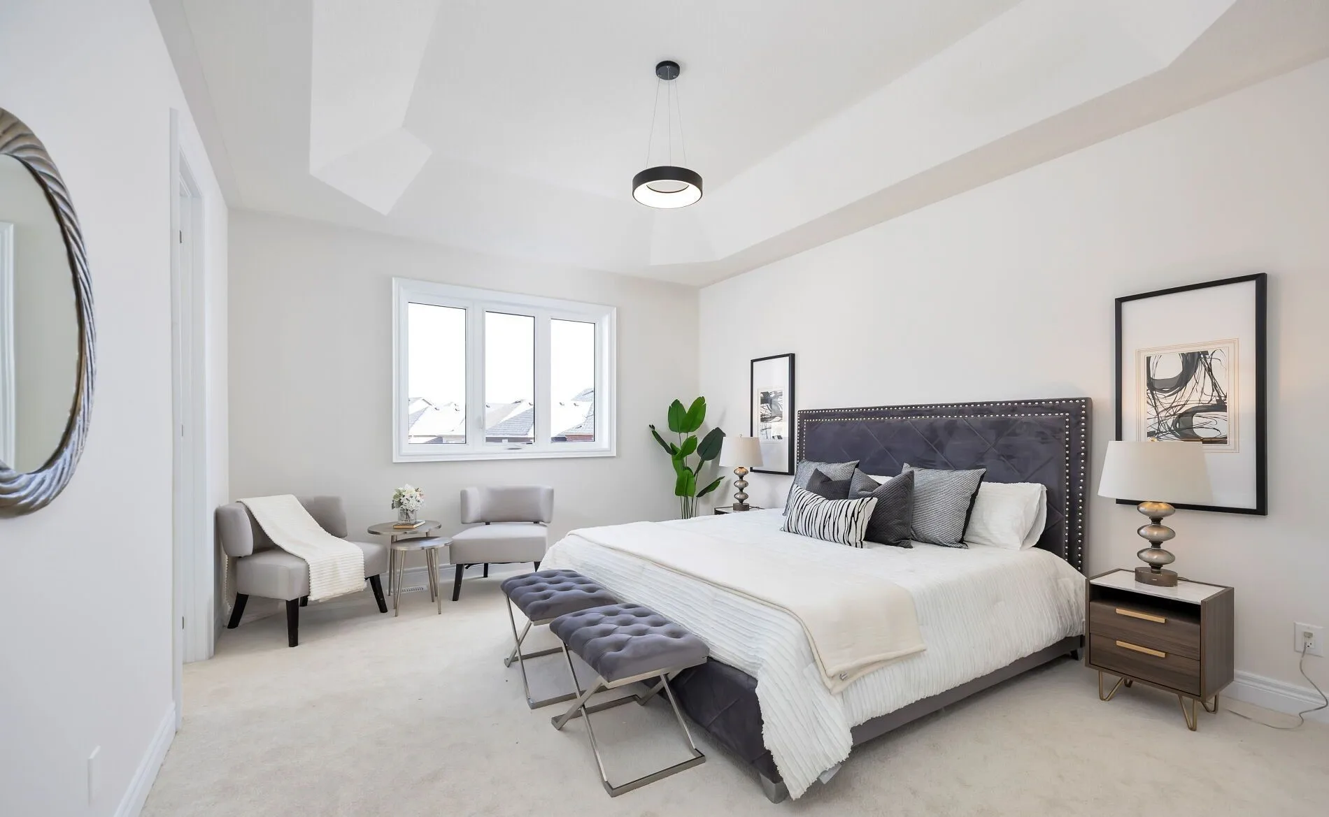 staged bedroom