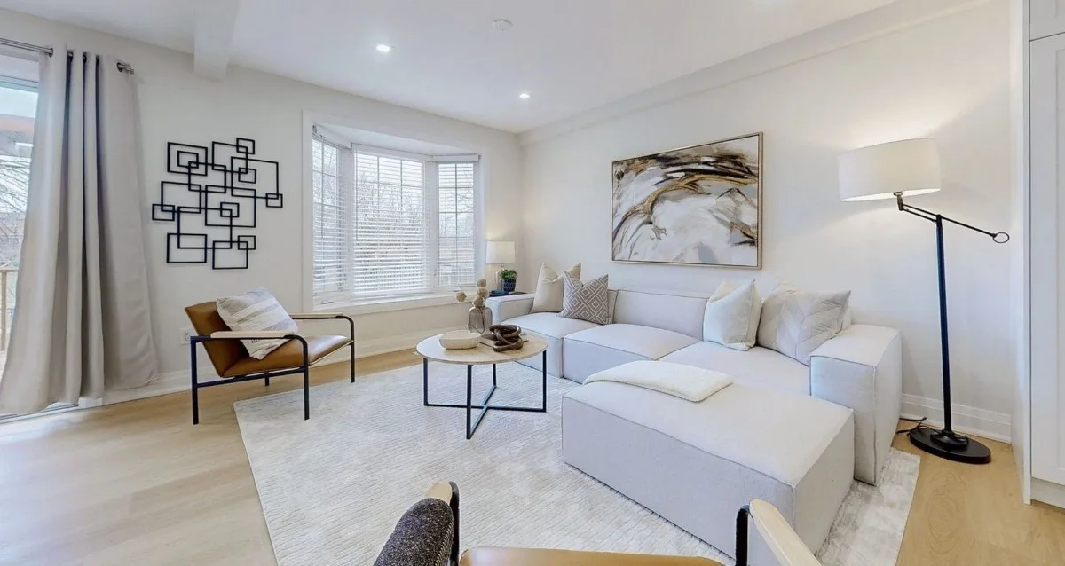 staged living room